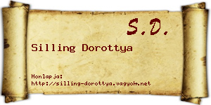 Silling Dorottya névjegykártya
